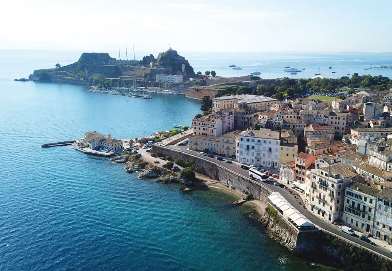 Corfu Town city